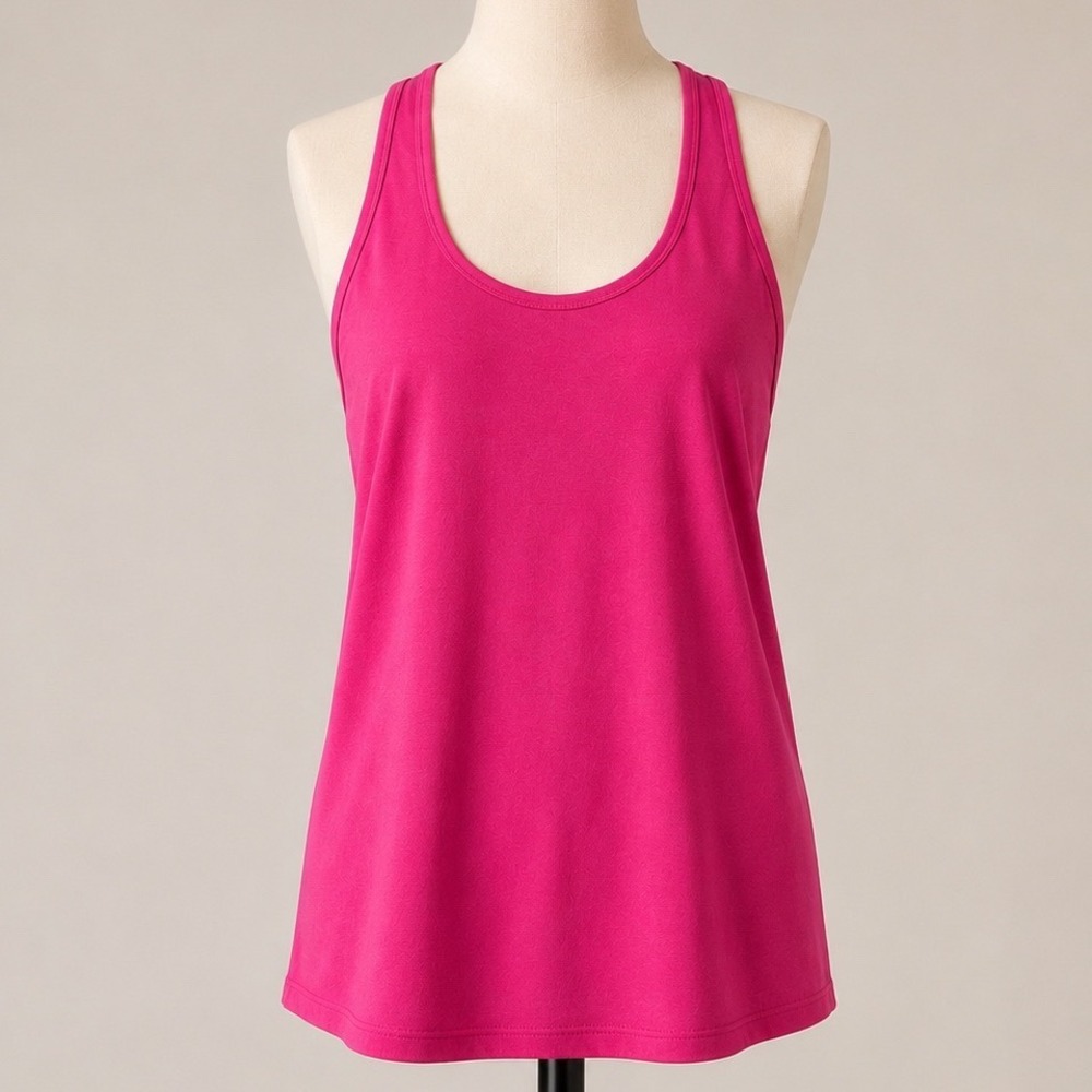 Nike Dri-FIT Womens Racerback Tank Top Pink Training Gym Shirt Small